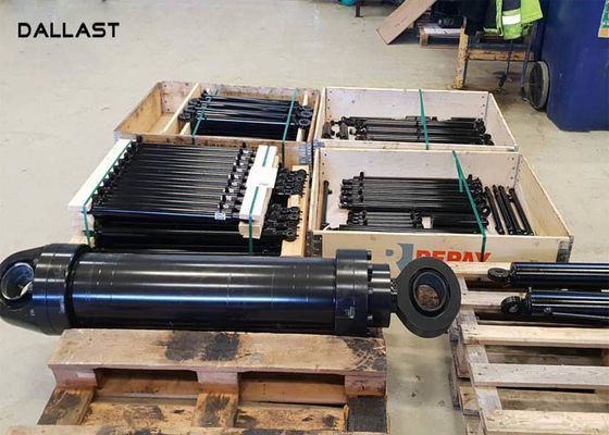 Welded Double Acting Hydraulic Ram Long Piston Cylinder With CE Certification